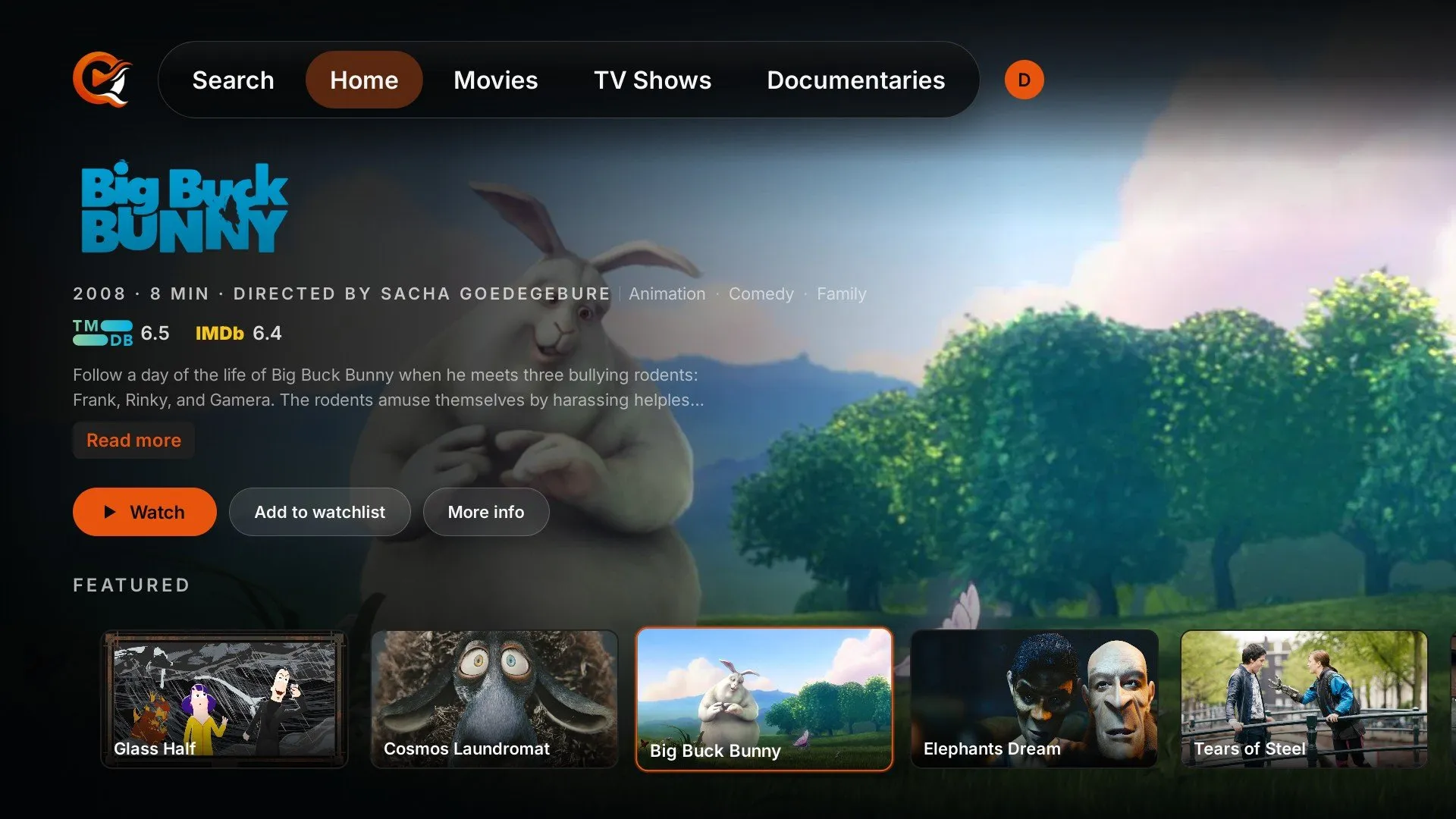 The Home of the Quven app for Smart TV